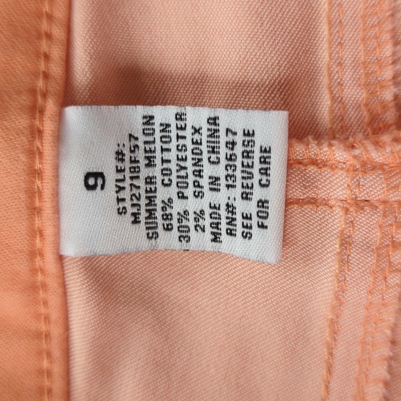 Celebrity Pink Soft Feel Ankle Pants Junior 9 Summer Melon - Picture 4 of 12